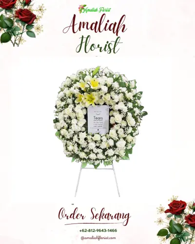 Krans Bunga Duka Cita di Periuk Jaya